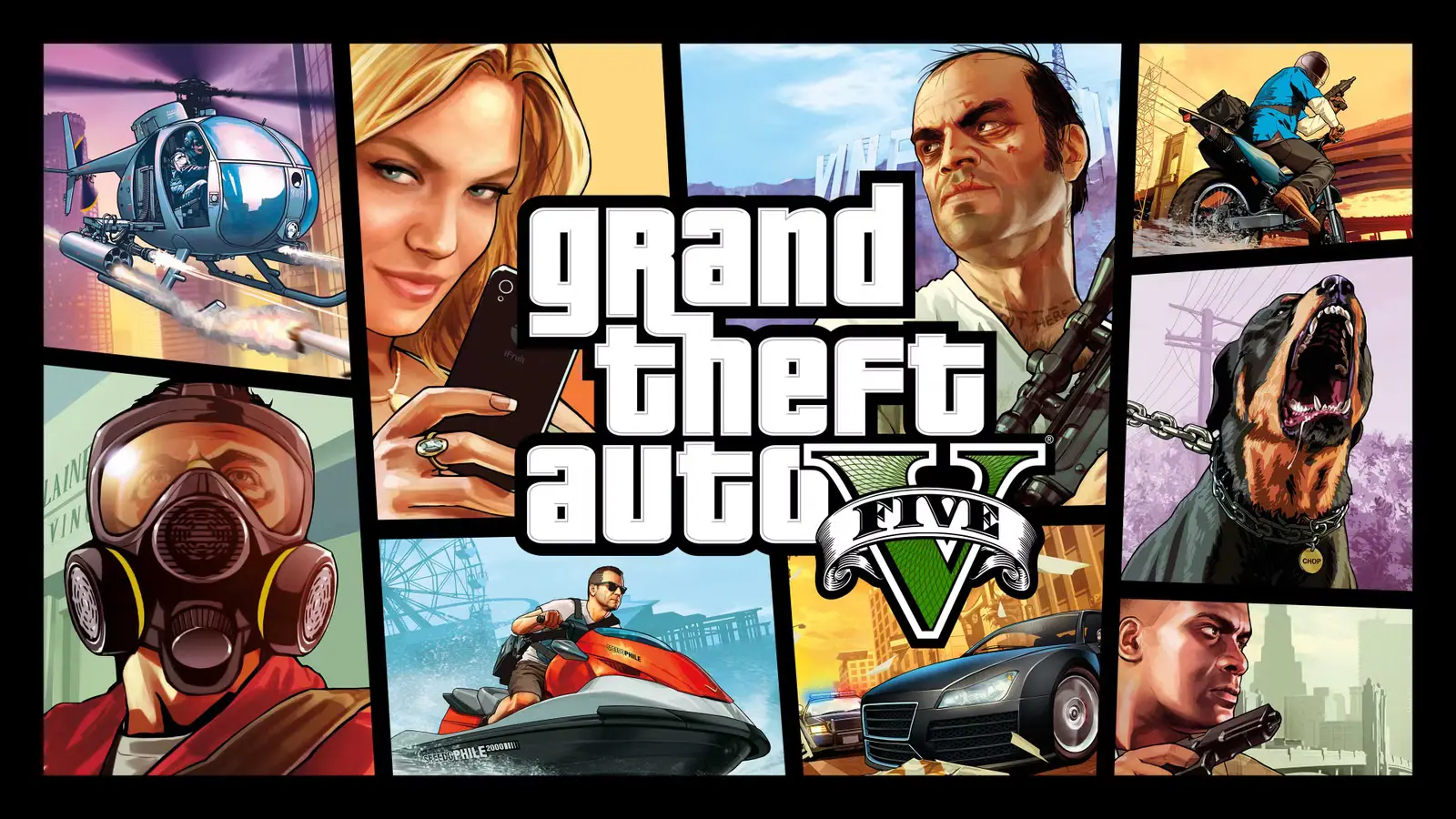 Grand Theft Auto V current generation upgrade artwork