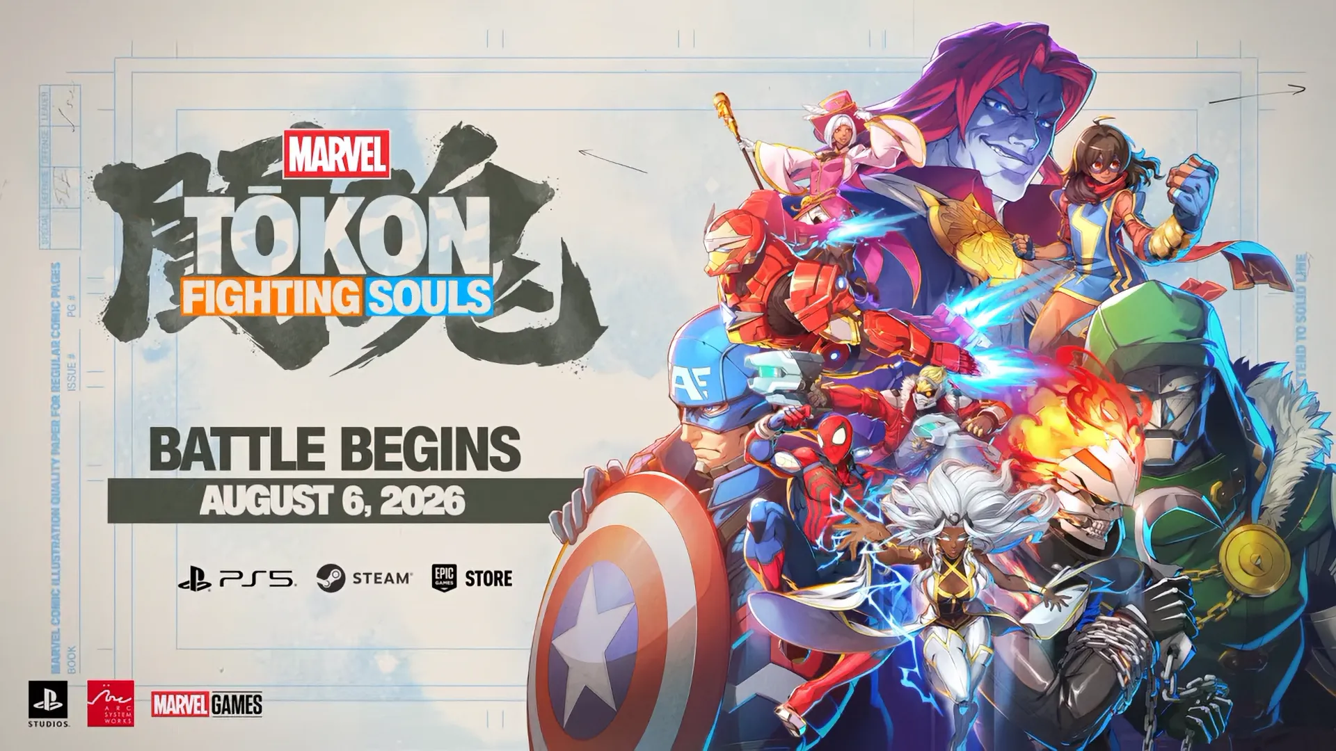Marvel Tōkon: Fighting Souls Aug 6