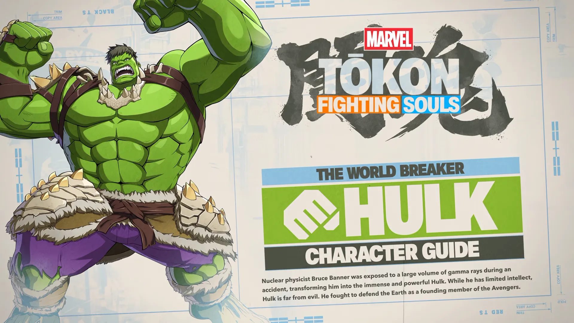 Hulk smashing forward in Marvel Tōkon: Fighting Souls