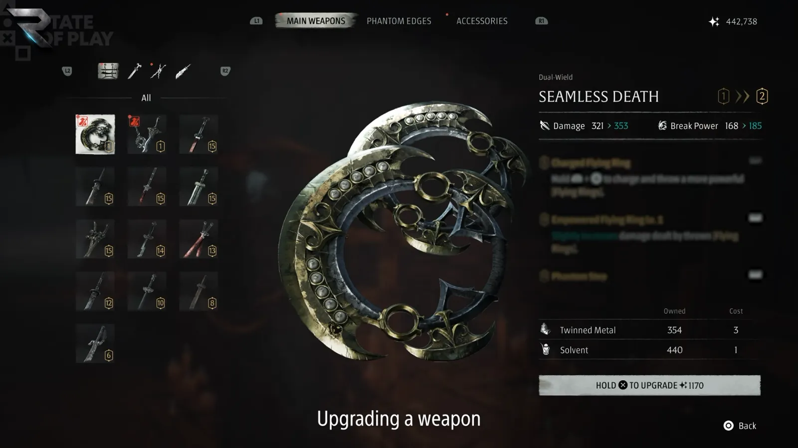 Phantom Blade Zero Weapons Upgrade